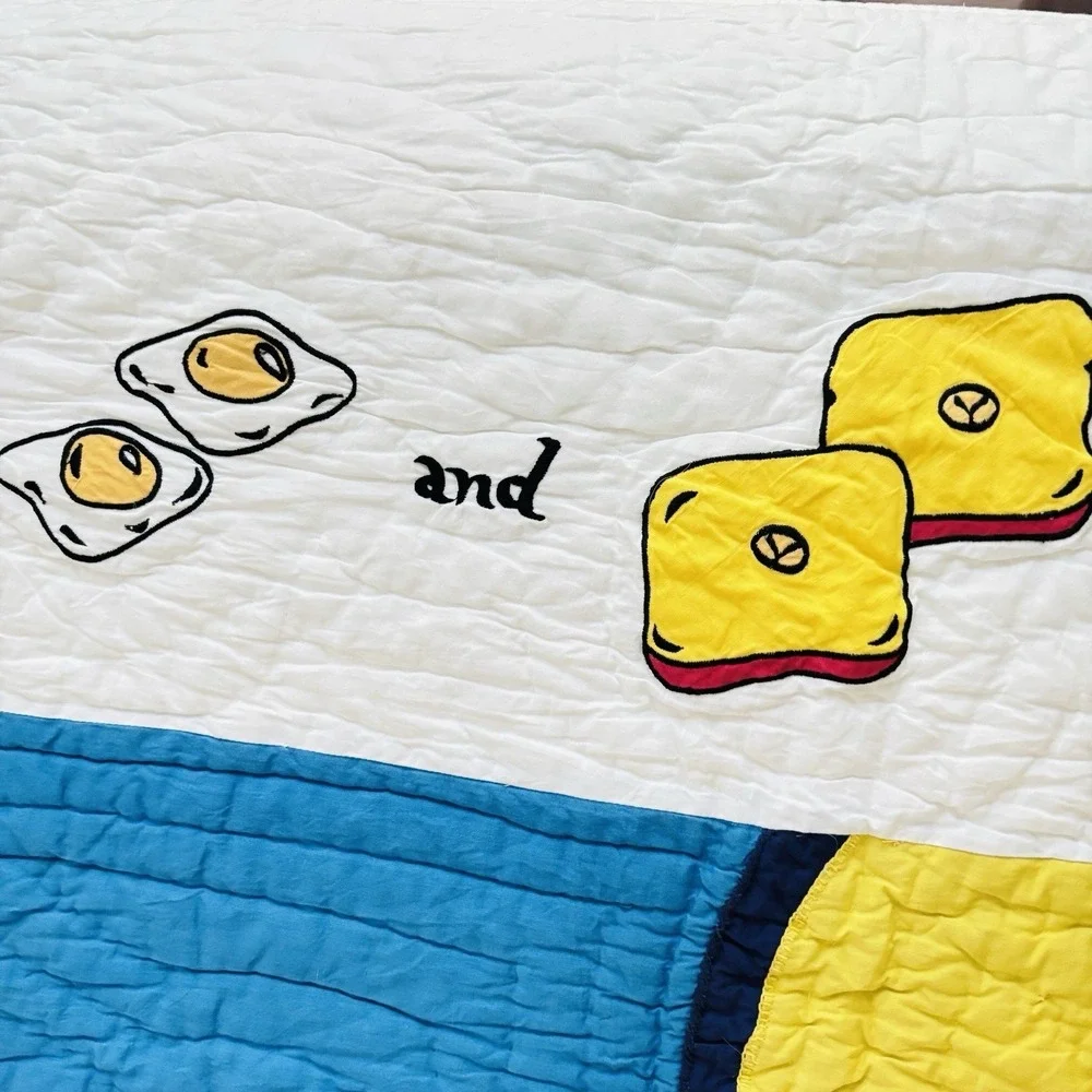 VTG Authentic Disney Quilt 100% Cotton 89X64